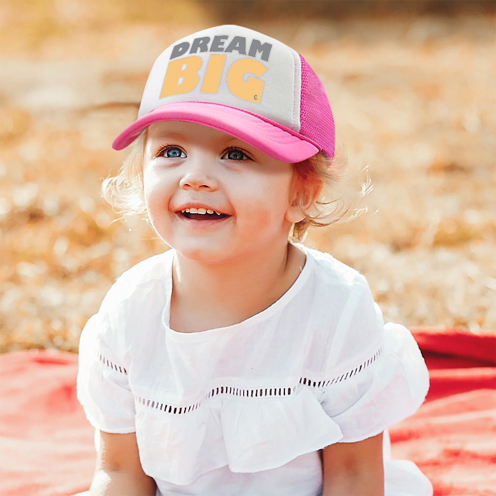 Kids Trucker Hat Dream Big A Polyester Boys Caps Girls Caps