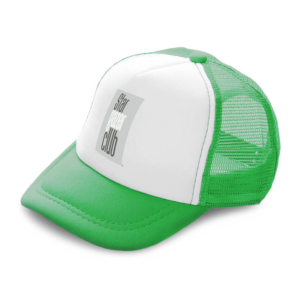 Kids Trucker Hat Star Gazer Club Polyester Boys Caps & Girls Caps Adjustable - Picture 5 of 7