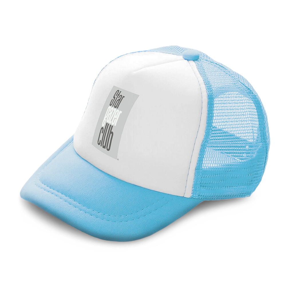 Kids Trucker Hat Star Gazer Club Polyester Boys Caps & Girls Caps Adjustable - Picture 6 of 7