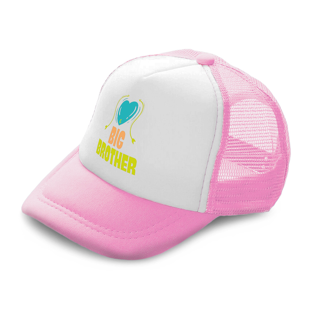 Kids Trucker Hat Big Brother Heart Arrow Polyester Boys Caps & Girls Caps - Picture 7 of 7