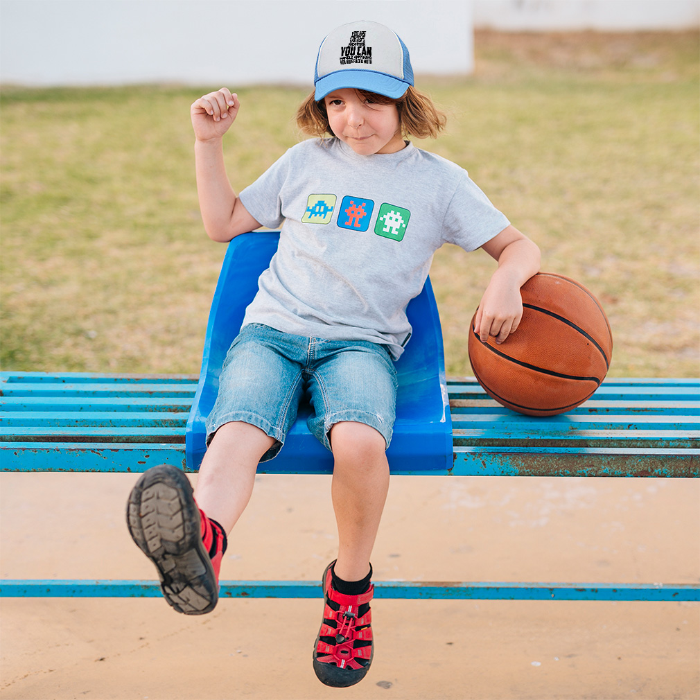 Kids Trucker Hat Fierce Fighter Handle Anything Faced with Polyester Adjustable