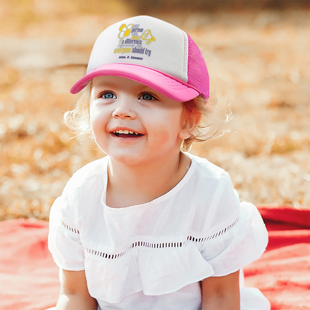 Kids Trucker Hat 1 Person Difference and Every1 Should Try Polyester Adjustable